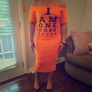 I am one dope chick dress
